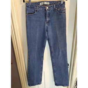 Harley Davidson Jeans Blue Denim Bootcut Sz 6 Waist 28 Inseam 31 Rise 9